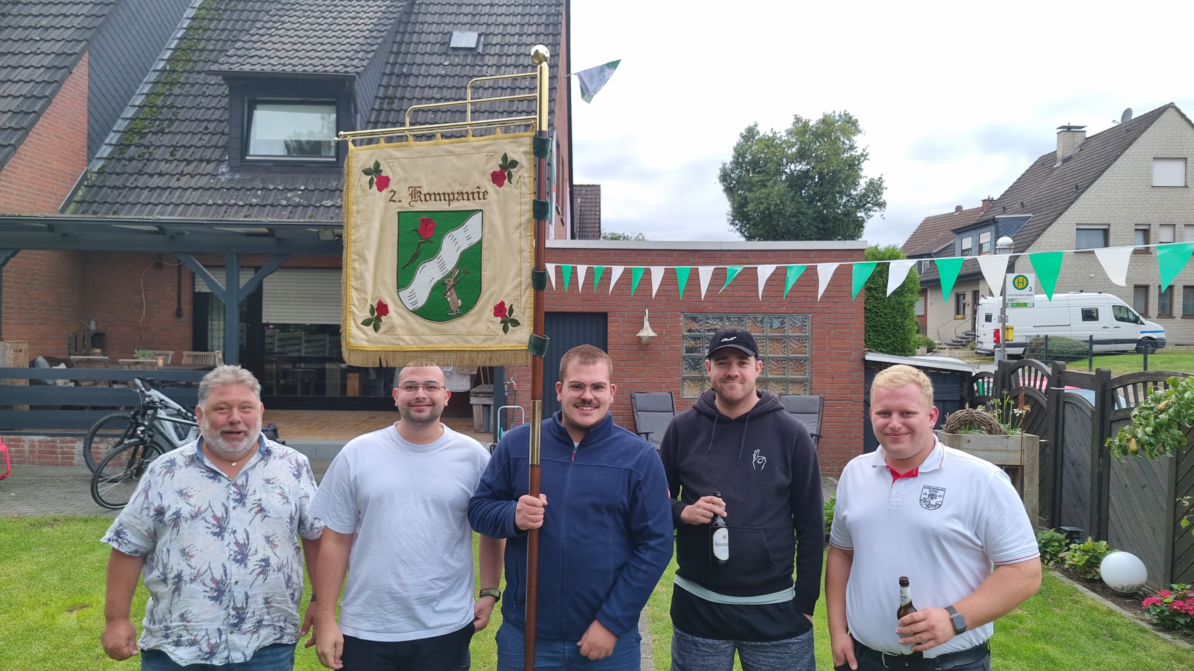 Uli, Mike (ersetzt durch Hagen), Niclas, Frederik und Jan